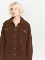 Z0ZR08900 Chocolate Women Silent Sherpa Jacket Volcom Clothing - Image 5