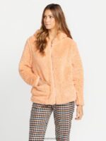 Z0ZR08901 Clay Women Lived in Lounge Phuz Up Jacket Volcom Clothing