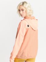 Z0ZR08903 Coral Women Enemy Stone Jacket Volcom Clothing - Image 3