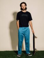 Z0ZR08906 Harbor Blue Women Thisthatthem Skate Pants Volcom Clothing - Image 15