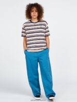Z0ZR08906 Harbor Blue Women Thisthatthem Skate Pants Volcom Clothing - Image 7