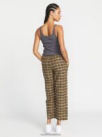 Z0ZR08907 Dijon Women Thisthatthem Skate Pants Volcom Clothing - Image 4