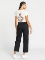 Z0ZR08908 Black Women Thisthatthem Skate Pants Volcom Clothing - Image 16