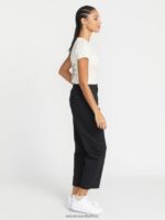Z0ZR08908 Black Women Thisthatthem Skate Pants Volcom Clothing - Image 17