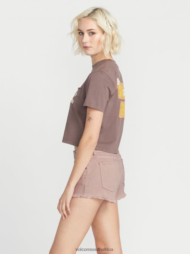Z0ZR08911 Winter Orchid Women Stoney Stretch Shorts Volcom Clothing - Image 9