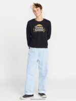 Z0ZR08918 Light Blue Women Weellow Denim Pants Volcom Clothing - Image 7