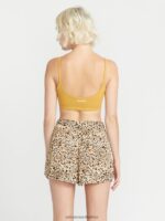 Z0ZR08919 Animal Print Women Meeyoww Shorts Volcom Clothing - Image 4