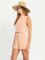 Z0ZR08921 Clay Women Lived In Shorts Volcom Clothing - Image 4