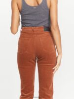 Z0ZR08923 Nutmeg Women Stoned Straight Pants Volcom Clothing - Image 9
