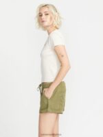 Z0ZR08924 Moss Women Sunday Strut Shorts Volcom Clothing - Image 5