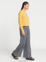 Z0ZR08926 Black Women Daisie Babie Pants Volcom Clothing - Image 7