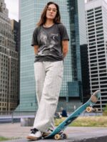 Z0ZR08936 Sand Women Thisthatthem Skate Pants Volcom Clothing - Image 25