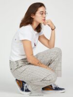 Z0ZR08936 Sand Women Thisthatthem Skate Pants Volcom Clothing - Image 26
