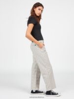 Z0ZR08936 Sand Women Thisthatthem Skate Pants Volcom Clothing - Image 5