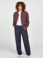 Z0ZR08937 Midnight Blue Women Thisthatthem Skate Pants Volcom Clothing - Image 14