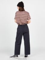 Z0ZR08937 Midnight Blue Women Thisthatthem Skate Pants Volcom Clothing - Image 16