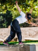 Z0ZR08937 Midnight Blue Women Thisthatthem Skate Pants Volcom Clothing - Image 18