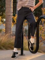 Z0ZR08937 Midnight Blue Women Thisthatthem Skate Pants Volcom Clothing - Image 8