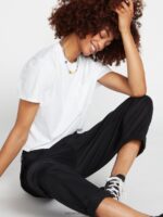 Z0ZR08941 Black Women Frochickie Trousers Volcom Clothing - Image 10
