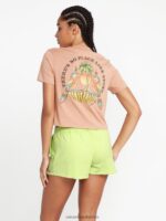 Z0ZR08944 Island Green Women Strutin Stone Shorts Volcom Clothing - Image 5