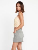 Z0ZR08948 Moonbeam Women Stone Step Hirise Shorts Volcom Clothing - Image 12