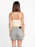 Z0ZR08948 Moonbeam Women Stone Step Hirise Shorts Volcom Clothing - Image 9