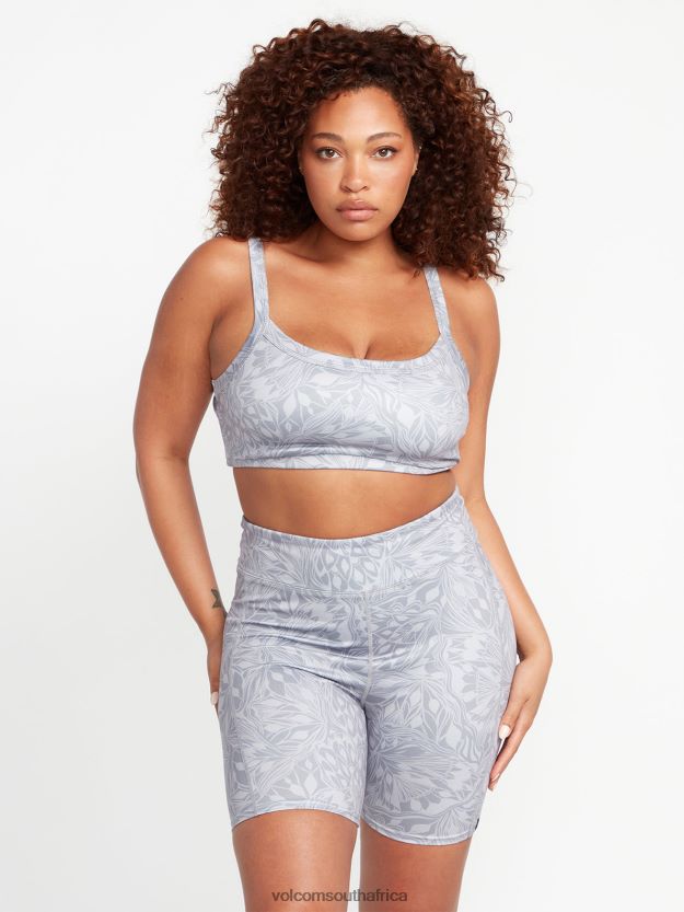 Z0ZR08951 Moonbeam Women Lived in Lounge Bike Shorts Volcom Clothing - Image 15