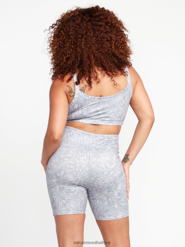 Z0ZR08951 Moonbeam Women Lived in Lounge Bike Shorts Volcom Clothing - Image 5