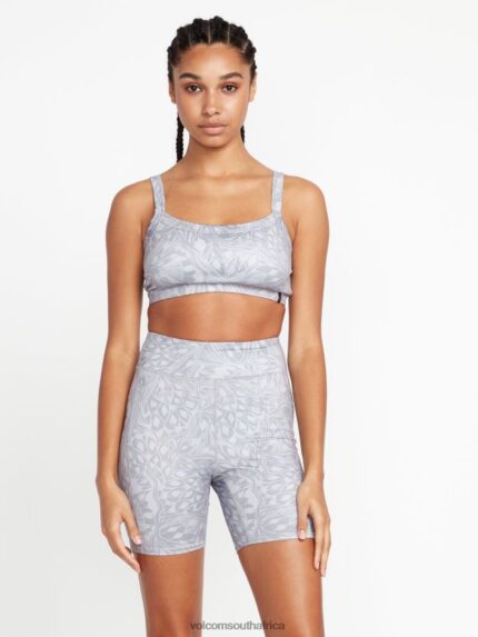 Z0ZR08951 Moonbeam Women Lived in Lounge Bike Shorts Volcom Clothing