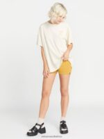 Z0ZR08952 Dijon Women Lived In Bike Shorts Volcom Clothing - Image 3
