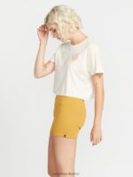 Z0ZR08952 Dijon Women Lived In Bike Shorts Volcom Clothing - Image 10