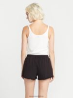 Z0ZR08954 Black Women Strutin Stone Shorts Volcom Clothing - Image 6