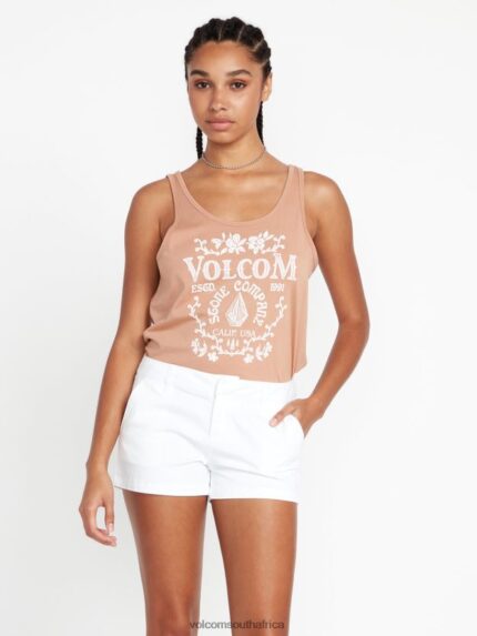 Z0ZR08955 White Women Frochickie Shorts Volcom Clothing