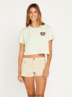 Z0ZR08958 Sand Women Stoney Stretch Shorts Volcom Clothing - Image 13
