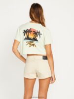 Z0ZR08958 Sand Women Stoney Stretch Shorts Volcom Clothing - Image 15