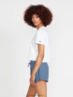 Z0ZR08963 Flight Blue Women Sunday Strut Shorts Volcom Clothing - Image 5