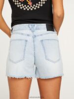 Z0ZR08967 Allover Stone Light Women Stone Step Hirise Shorts Volcom Clothing - Image 7