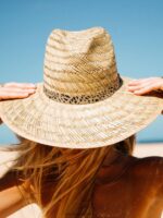 Z0ZR08974 Natural Women Throw Shade Straw Hat Volcom Accessories - Image 2