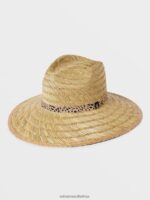 Z0ZR08974 Natural Women Throw Shade Straw Hat Volcom Accessories - Image 7