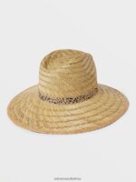 Z0ZR08974 Natural Women Throw Shade Straw Hat Volcom Accessories - Image 8