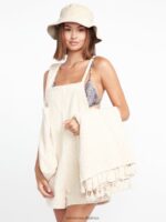 Z0ZR08976 Sand Women Apres Sol Bucket Hat Volcom Accessories - Image 7