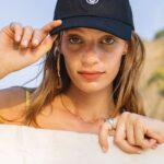 Z0ZR08977 Black Women Circle Stone Dad Hat Volcom Accessories