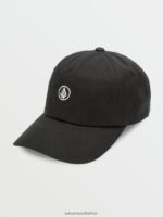 Z0ZR08977 Black Women Circle Stone Dad Hat Volcom Accessories - Image 5