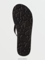 Z0ZR08985 Black Out Women Color Me Spring Sandal Volcom Footwear - Image 7