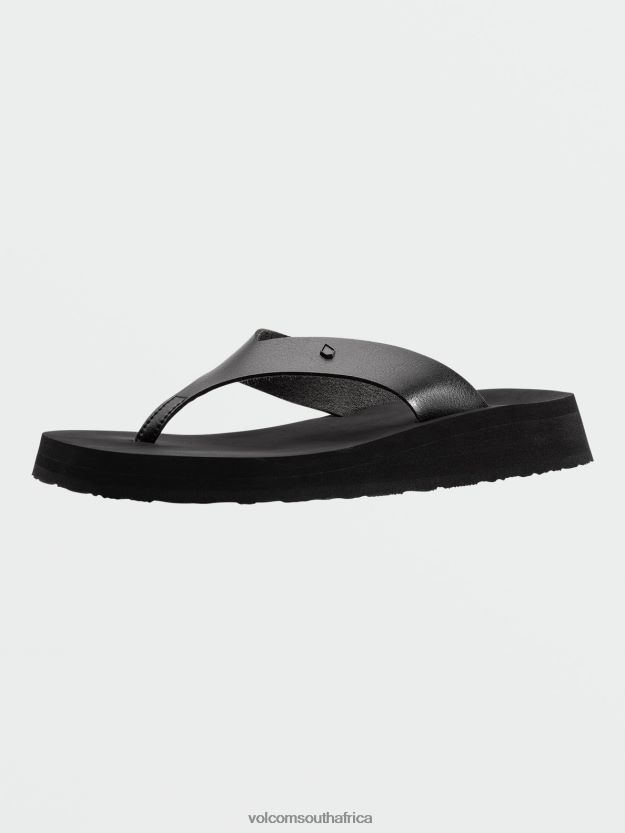 Z0ZR08987 Black Women Not Ur Moms Platform Sandals Volcom Footwear - Image 11