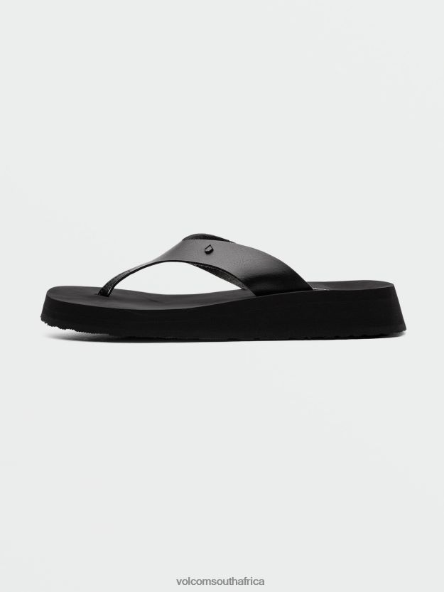 Z0ZR08987 Black Women Not Ur Moms Platform Sandals Volcom Footwear - Image 5