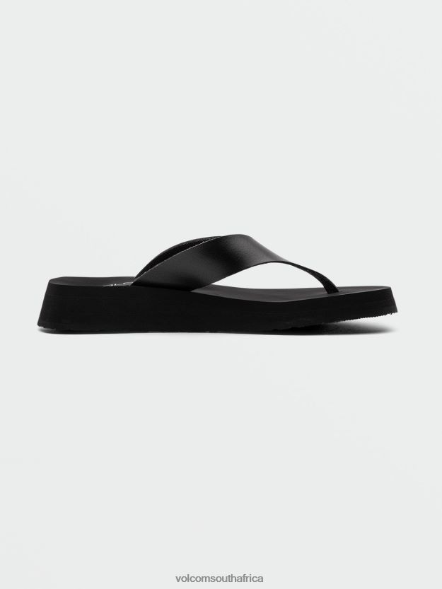 Z0ZR08987 Black Women Not Ur Moms Platform Sandals Volcom Footwear - Image 7