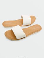 Z0ZR08990 White Women Simple Slide Sandals Volcom Footwear - Image 5