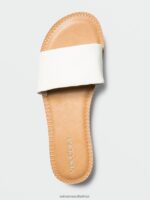 Z0ZR08990 White Women Simple Slide Sandals Volcom Footwear - Image 10