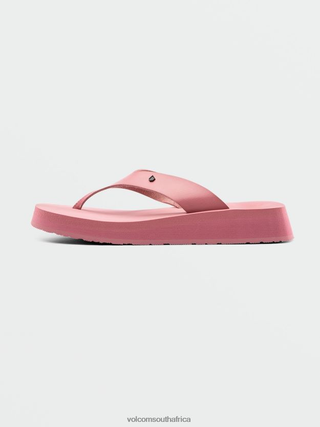 Z0ZR08993 Desert Pink Women Not Ur Moms Platform Sandals Volcom Footwear - Image 6